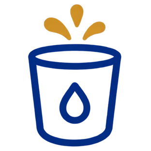 Personal rinsing cup